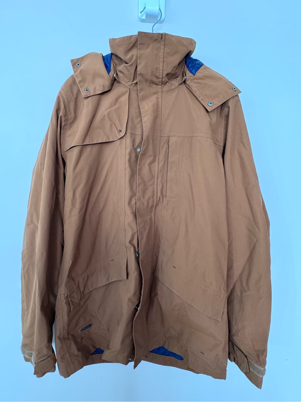 EUC Men’s Bergan’s of Norway Aune Waterproof Shell Jacket - Brown